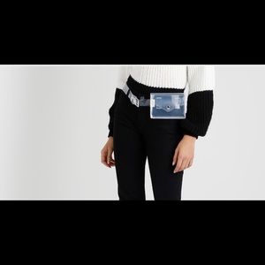 Transparent belt bag NWT